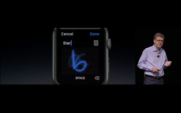 Apple zeigt WatchOS 3. (Screenshot: Golem.de)